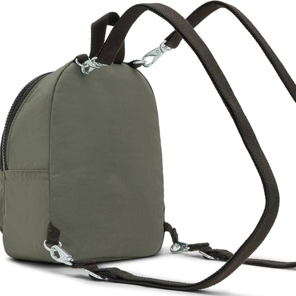 Kipling Curtis Compact Convertible Backpack - Army Green - Picture 2 of 3
